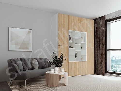 Изображение цвета Шкаф Томми Белый Современный 5и створчатые  