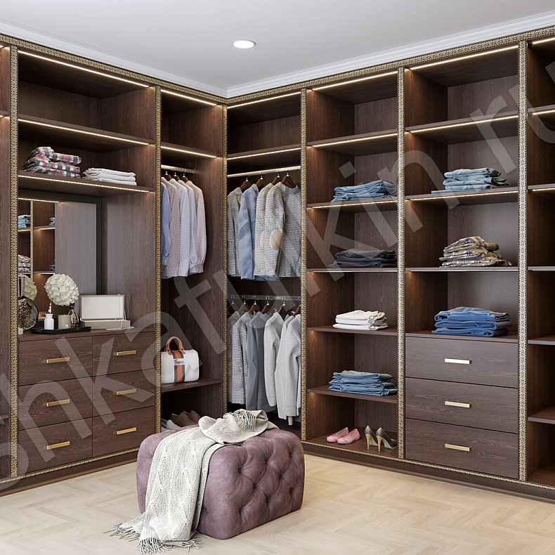 Гардеробная Вильям Венге Классика  Гардеробная 