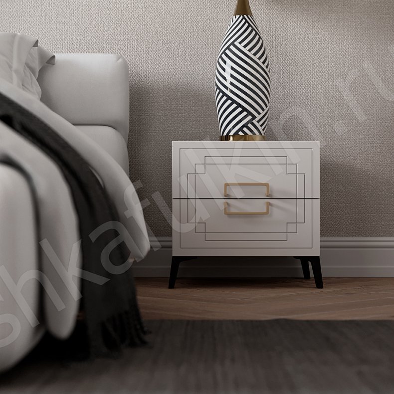 Изображение Встроенный шкаф Метрополитан Белый Светлые Неоклассика 4х створчатые Спальня Для вещей 4