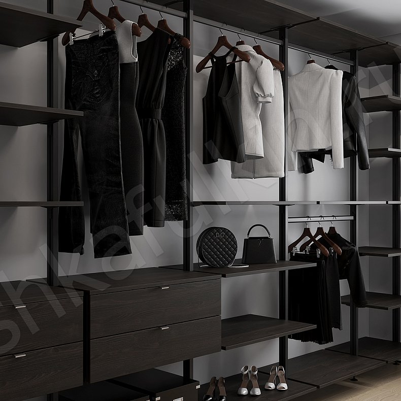 Гардеробная Эдмондс  Современный  Гардеробная  1