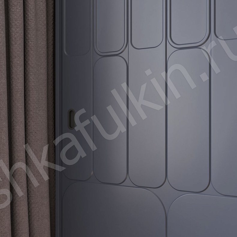 Корпусный шкаф-купе Битман Темные Современный 2х створчатые Гостиная Для вещей 3