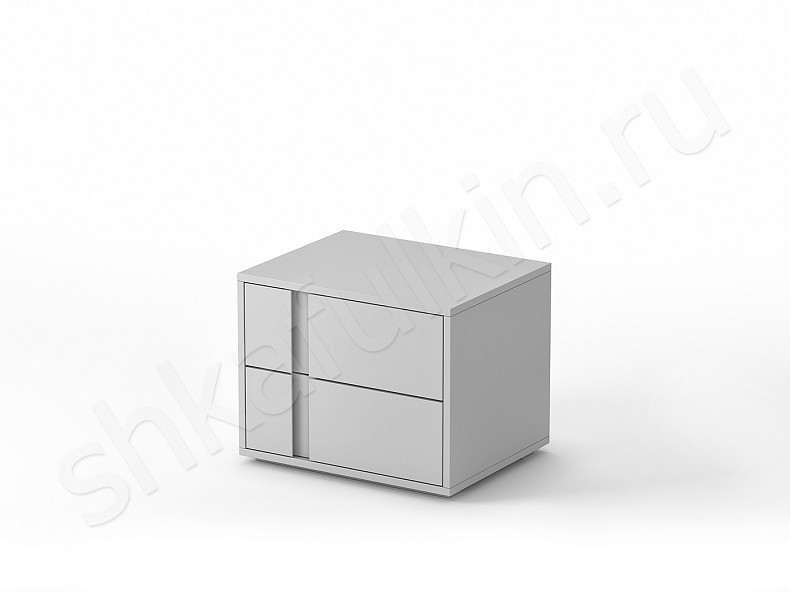 Тумба прикроватная Зиппи Черный Белый Коричневый Серый Светлые Темные Минимализм 2х створчатые Спальня Для декора