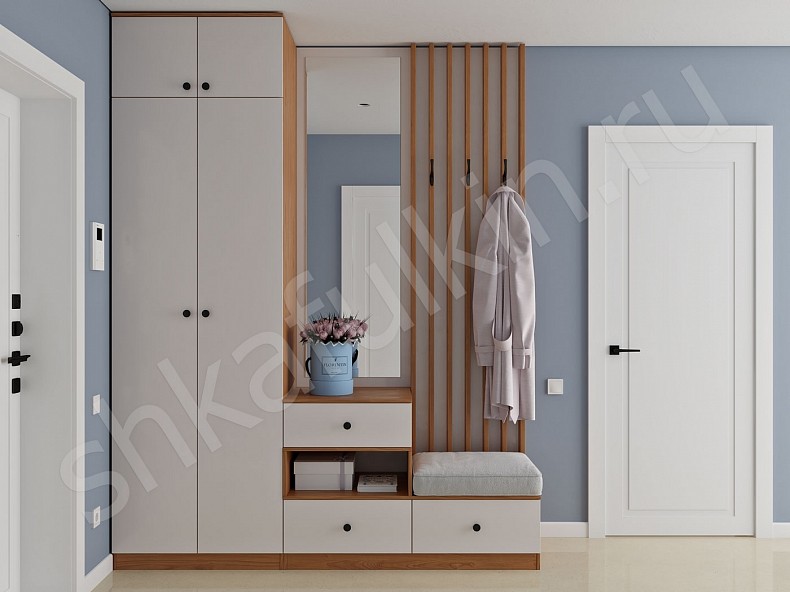 Изображение цвета Прихожая Милли  Минимализм 2х створчатые Прихожая 