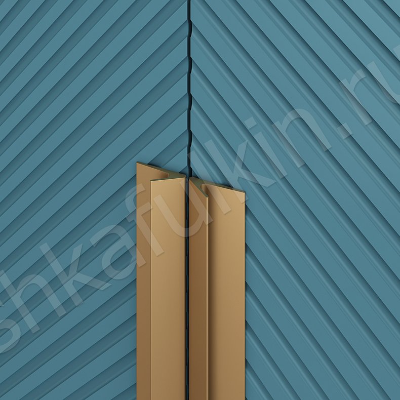 Изображение Шкаф в прихожую Нотариус Белый Цветной Синий Светлые Модерн 4х створчатые Прихожая Для белья 9