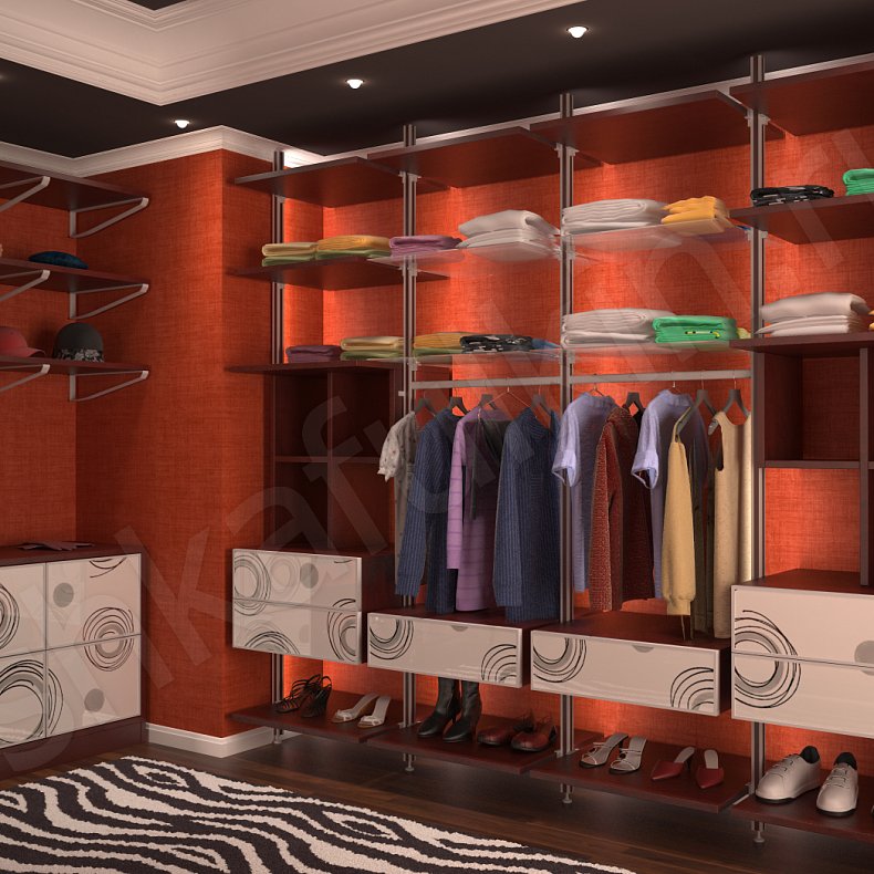 Изображение Гардеробная Иллюзия  Современный  Гардеробная  3