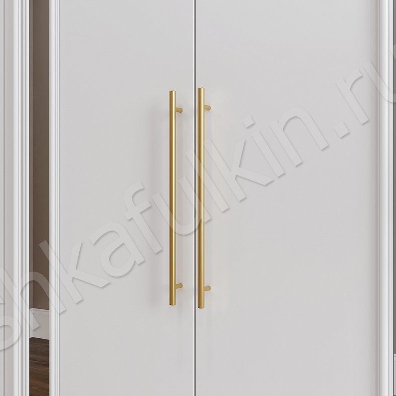 Изображение Прихожая Джорджия Белый Цветной Синий Светлые Неоклассика 4х створчатые Прихожая Для вещей 12