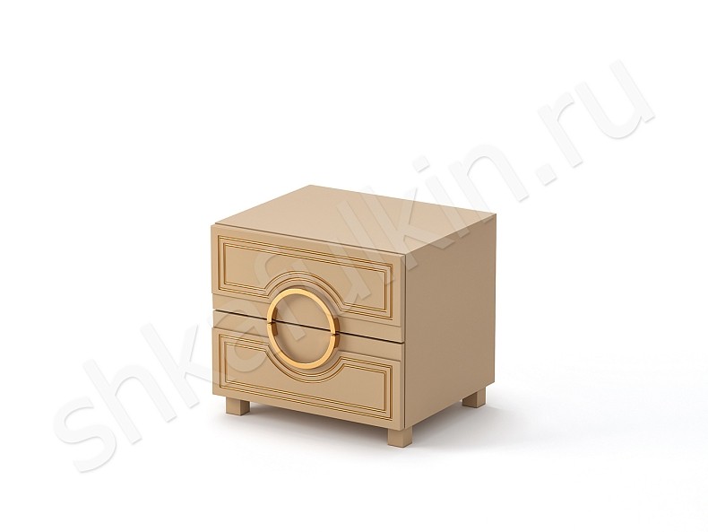 Тумба прикроватная София Серый Белый Черный Коричневый Светлые Темные Зеленый Золото Классика 2х створчатые Спальня Для декора