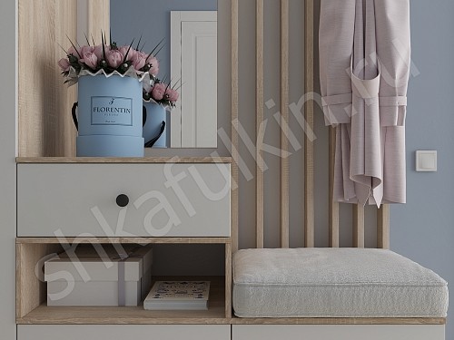 Изображение цвета Прихожая Милли  Минимализм 2х створчатые Прихожая 