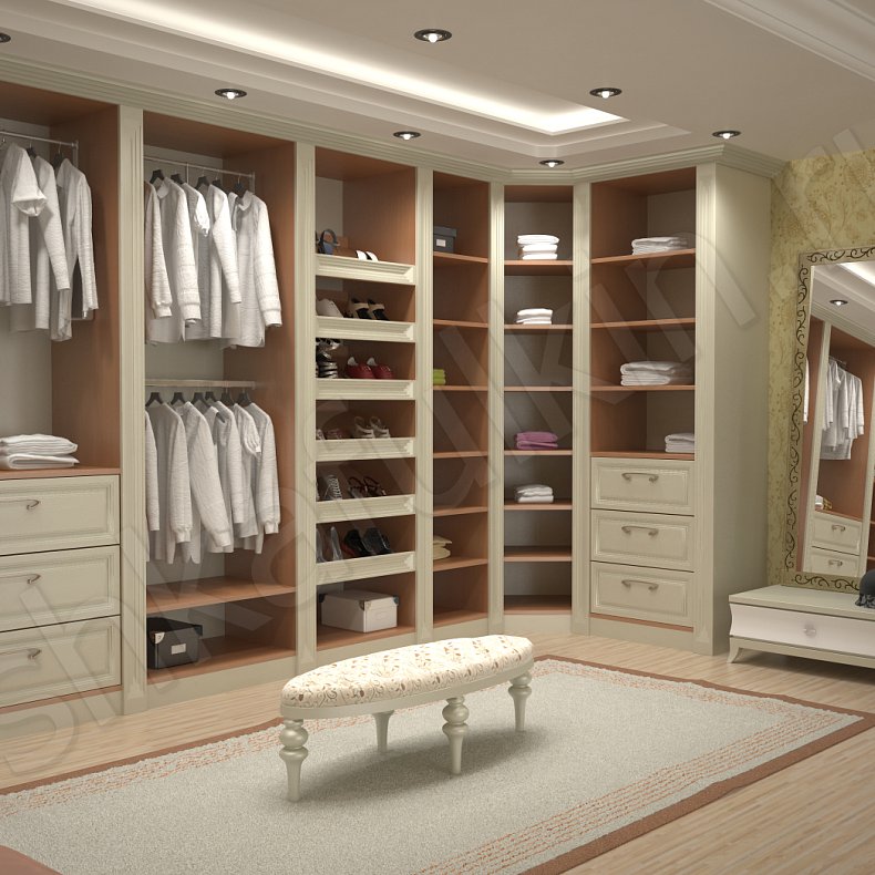 Изображение Гардеробная Верона Белый Классика Гардеробная 2