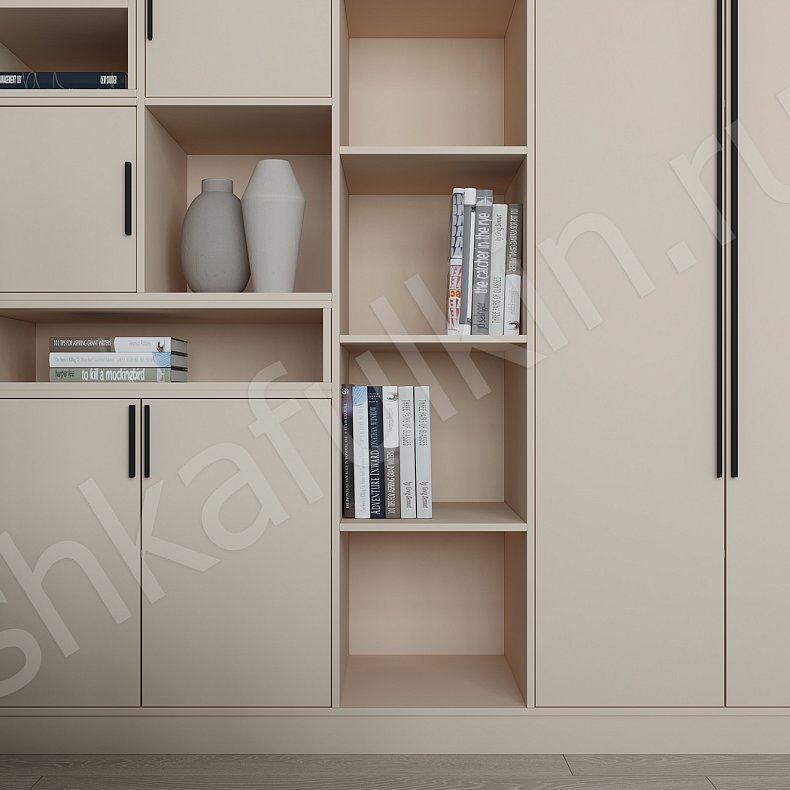 Шкаф Бесто Светлые Белый Древесный Коричневый Серый Темные Скандинавский 2х створчатые Гостиная Для книг Для декора Для посуды Для вещей 15