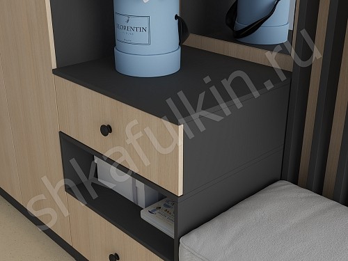 Изображение цвета Прихожая Милли  Минимализм 2х створчатые Прихожая 