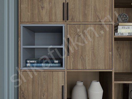 Изображение цвета Шкаф Бесто Белый Минимализм   Для книг