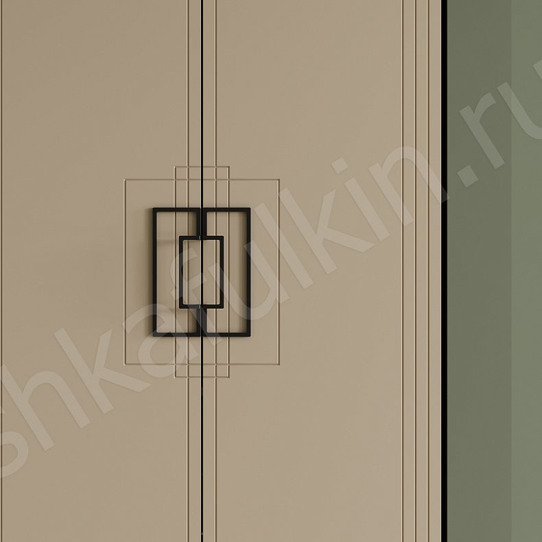 Прихожая Метрополитан Цветной Коричневый Темные Зеленый Неоклассика 4х створчатые Прихожая Для вещей 6