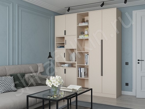 Изображение цвета Шкаф Бесто Белый Минимализм   Для книг