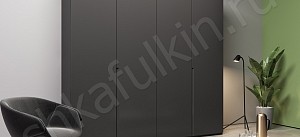 Распашной шкаф Графит