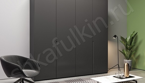 Распашной шкаф Графит