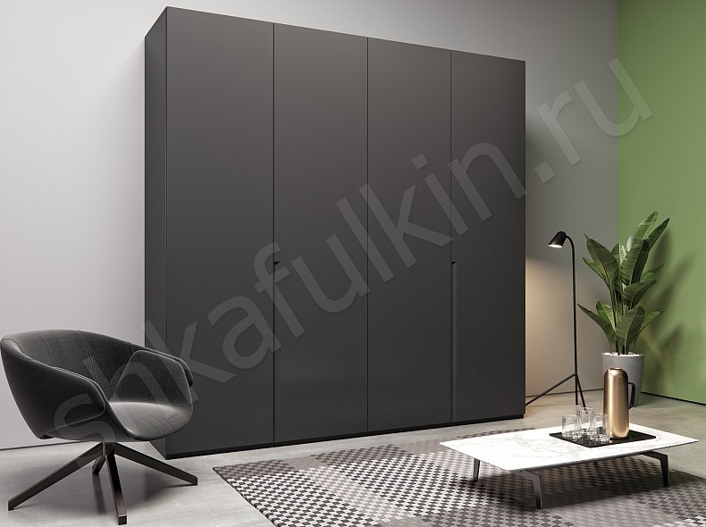 Распашной шкаф Графит