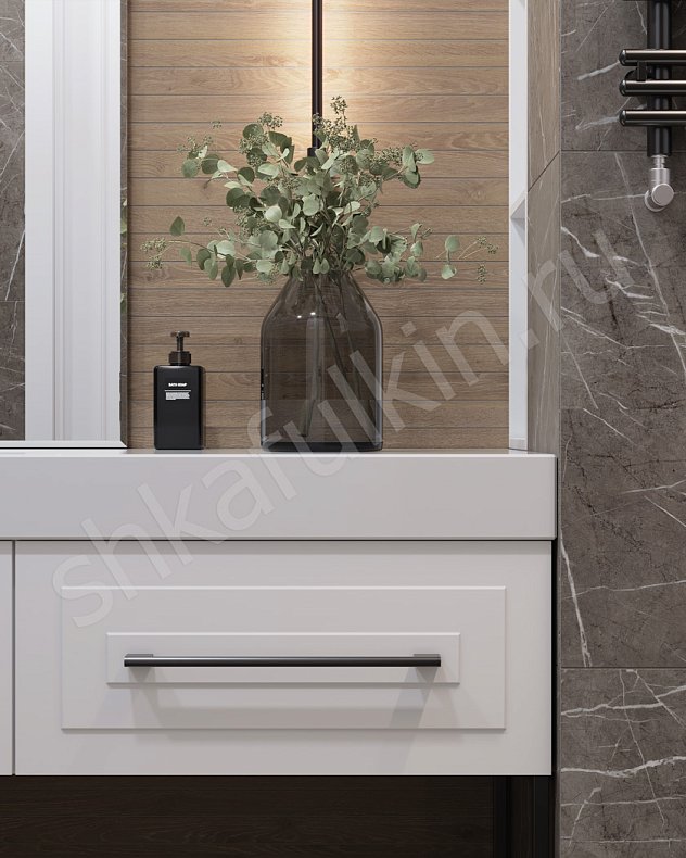 Мебель в ванную Кассиопея Светлые Белый Неоклассика   Для вещей 4