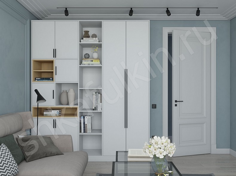 Изображение цвета Шкаф Бесто Белый Минимализм   Для книг