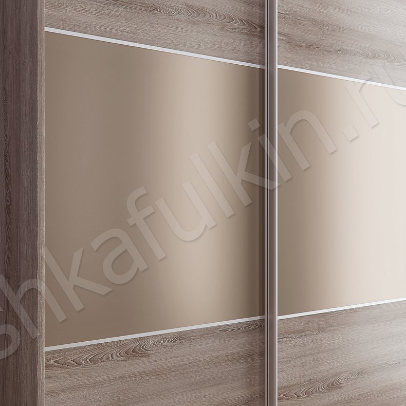 Корпусный шкаф-купе две двери Джоли Коричневый Модерн 2х створчатые Шкаф на балкон  2