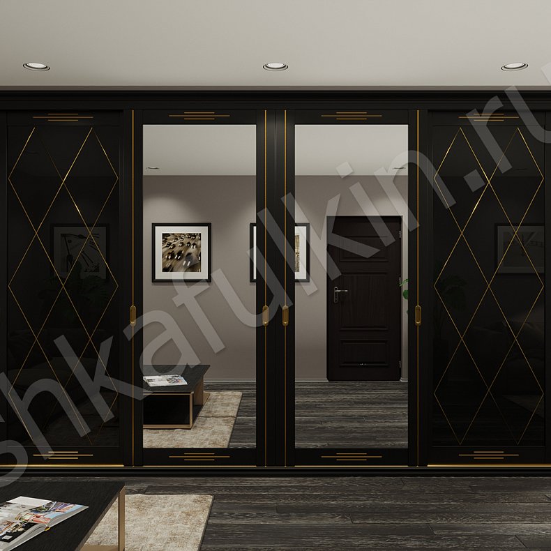 Корпусный шкаф-купе Джонатан  Классика 4х створчатые Спальня Для вещей 1