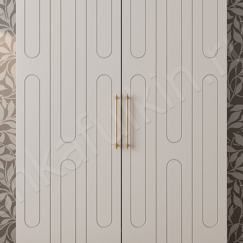 Изображение Шкаф 2 двери Шармель Светлые Белый Современный 2х створчатые Гостиная Для вещей 3