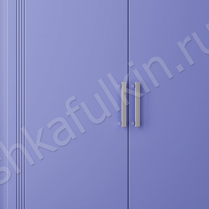 Корпусный шкаф Верипери Цветной Синий Светлые Современный 2х створчатые Гостиная Для вещей 8