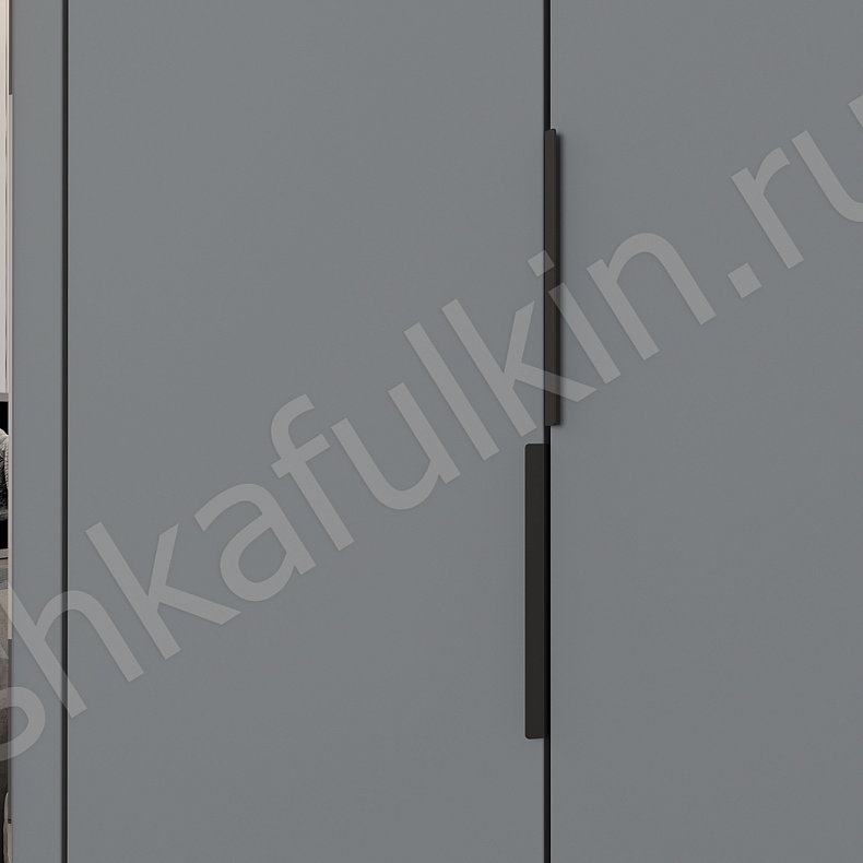 Шкаф Аксель Темные Светлые Синий Серый Коричневый Белый Минимализм 4х створчатые Спальня Для вещей Для белья 10