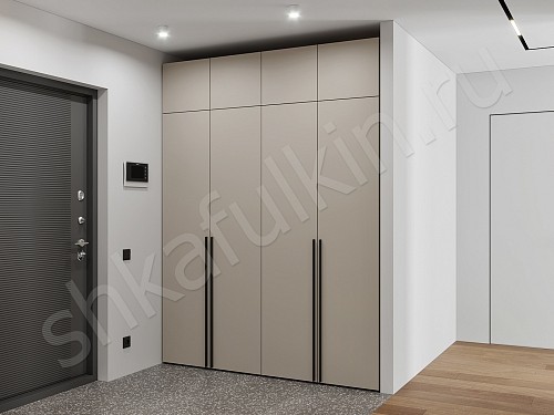 Изображение цвета Прихожая 4 двери Симпле Светлые Минимализм 4х створчатые Прихожая 