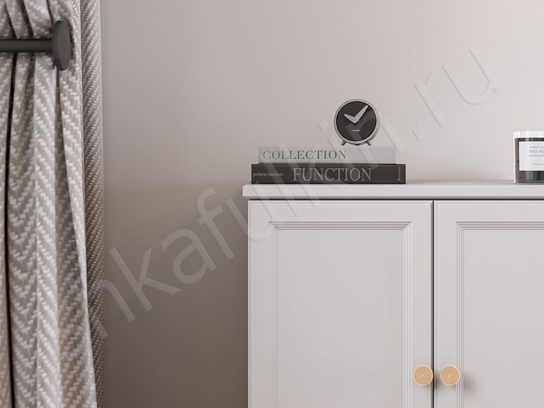 Тумба Виктория Светлые Золото Белый Классика 2х створчатые Спальня 