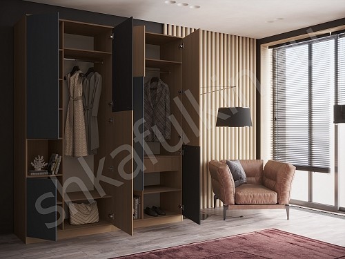 Изображение цвета Шкаф Денди Белый Современный 5и створчатые  