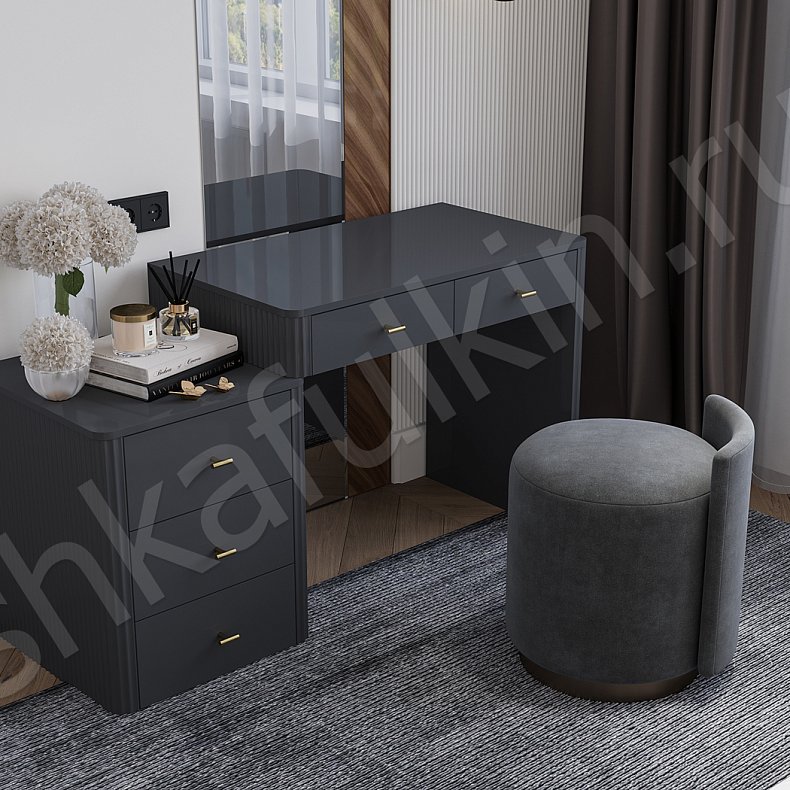 Изображение Гарнитур Полли Черный Цветной Коричневый Светлые Темные Минимализм 4х створчатые Спальня Для белья Для вещей 16