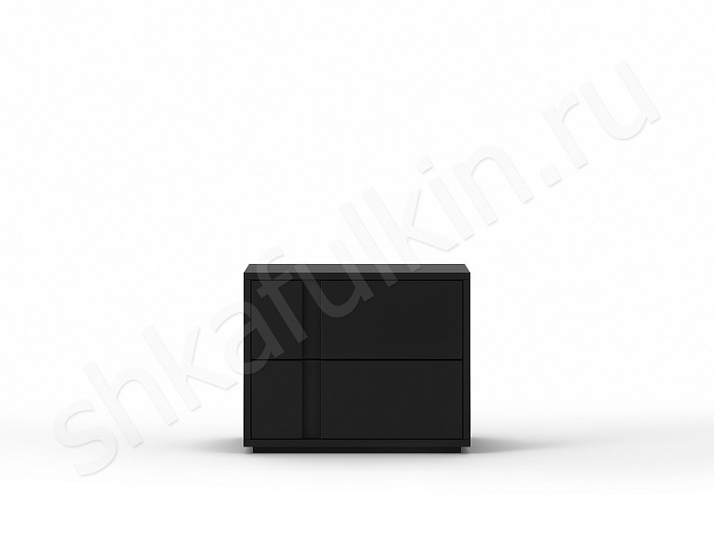 Тумба прикроватная Зиппи Черный Белый Коричневый Серый Светлые Темные Минимализм 2х створчатые Спальня Для декора