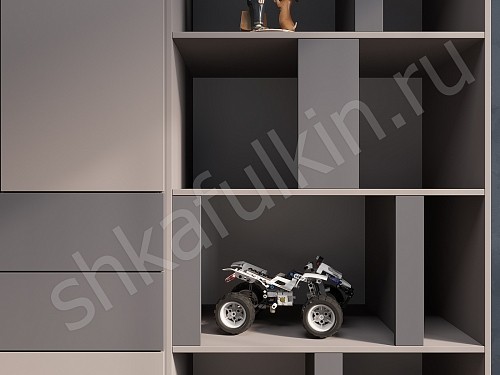 Изображение цвета Шкаф Толли Светлые Современный 6и створчатые  