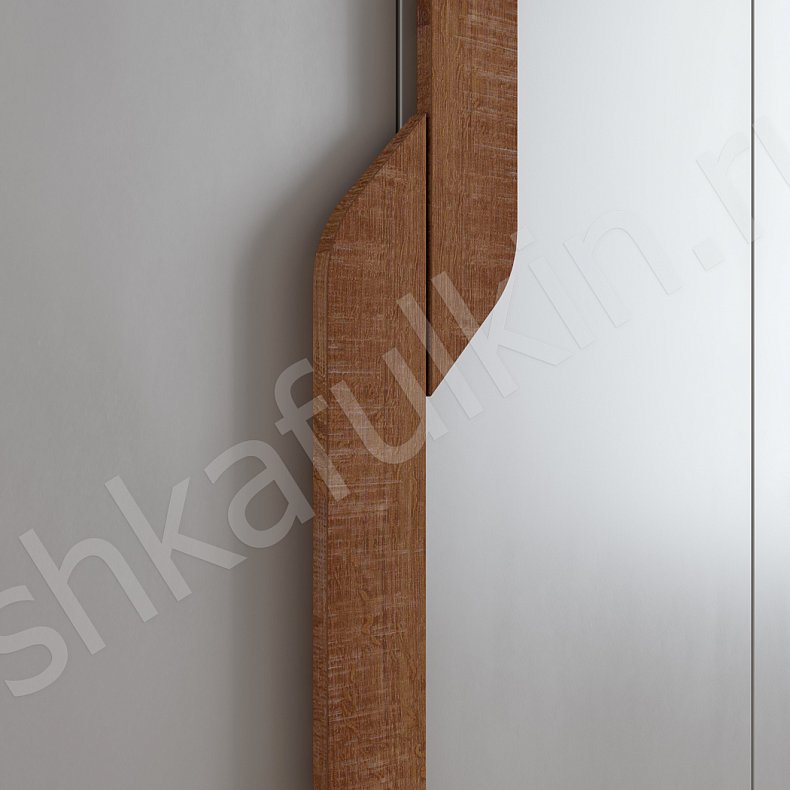 Изображение Шкаф Ронни Древесный Белый Черный Коричневый Серый Светлые Темные Скандинавский 4х створчатые Гостиная Для белья Для вещей 14