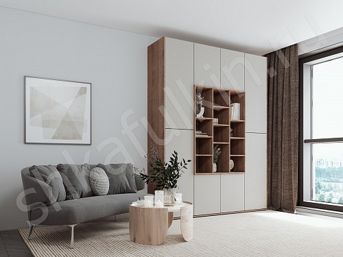 Изображение цвета Шкаф Томми Белый Современный 5и створчатые  