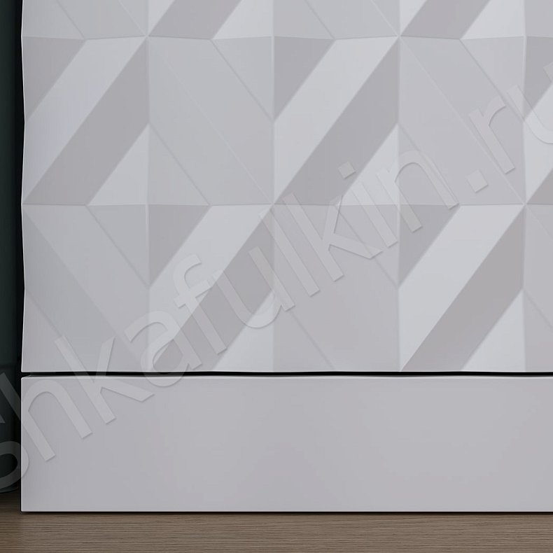 Изображение Шкаф Эльма Белый Светлые Неоклассика 4х створчатые Гостиная Для вещей 5