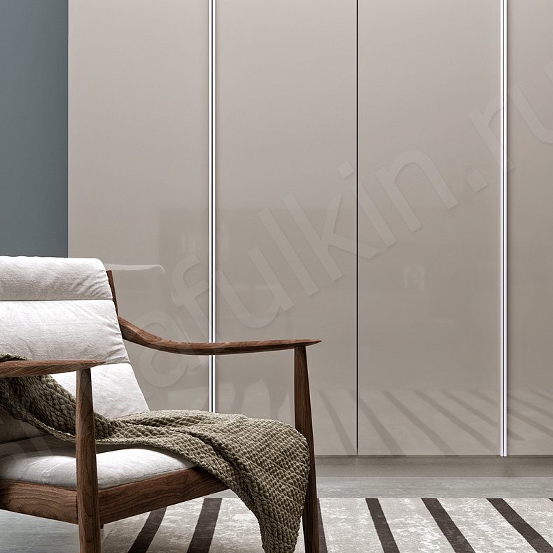 Шкаф Сантина Светлые Серый Минимализм 6и створчатые Гостиная Для вещей 2