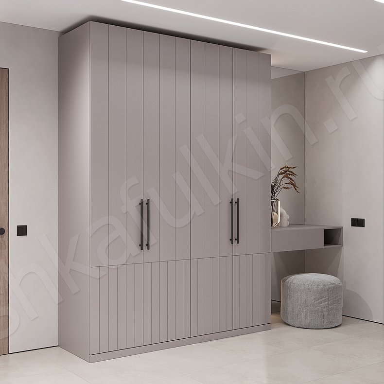 Прихожая Фрисби Светлые Коричневый Современный 4х створчатые Прихожая Для вещей 1