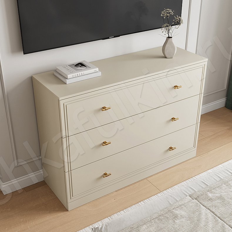 Изображение Мебель в спальню Эллада Светлые Коричневый Неоклассика  Спальня Для вещей Для белья 6