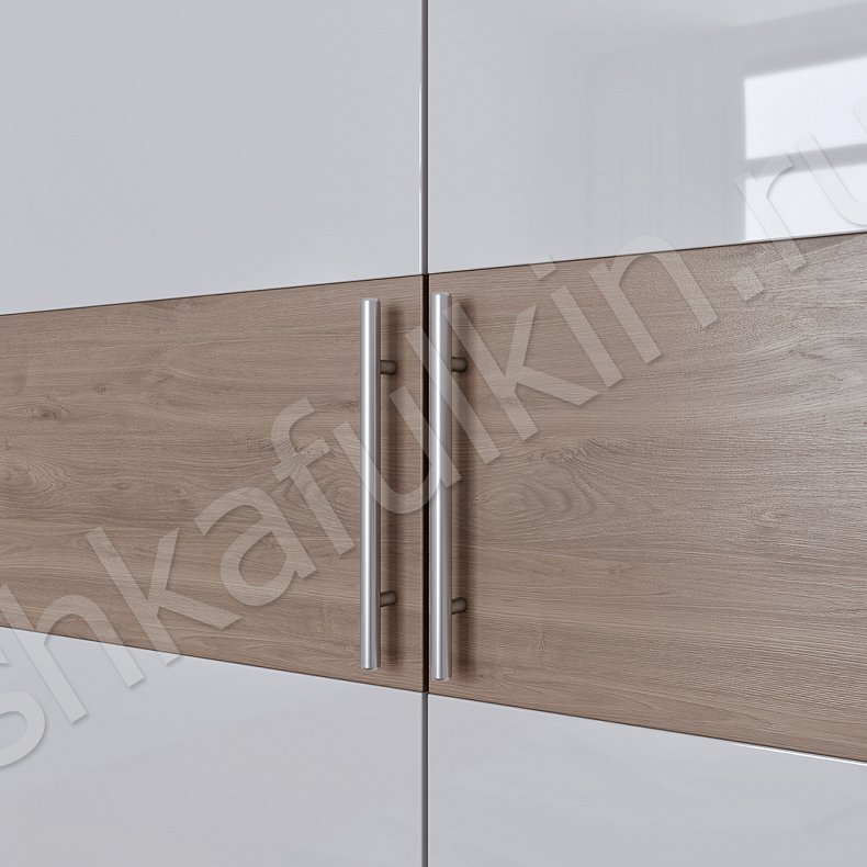 Угловой шкаф Эдельвейс Белый Современный 5и створчатые Гостиная Для вещей 4