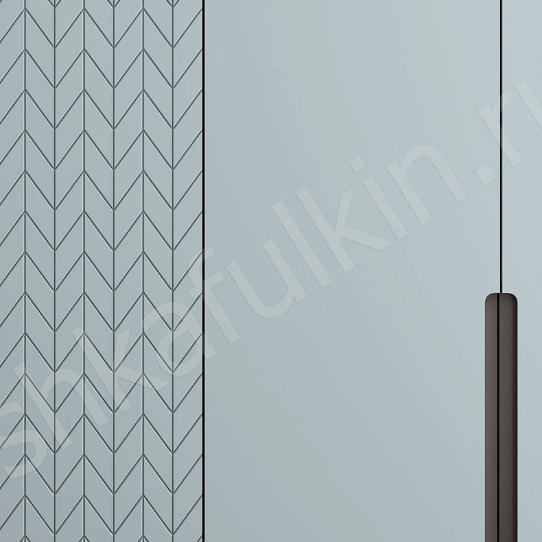 Изображение Прихожая Дуглас Светлые Серый Современный 4х створчатые Прихожая Для вещей 3