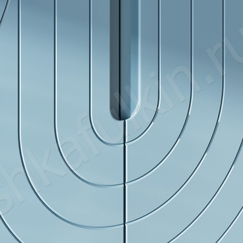 Изображение Стенка Паттерн Синий Цветной Светлые Современный 2х створчатые Гостиная Для декора Под ТВ Для вещей 3