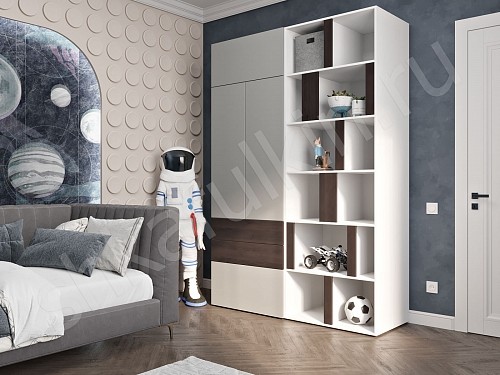 Изображение цвета Шкаф Толли Светлые Современный 6и створчатые  