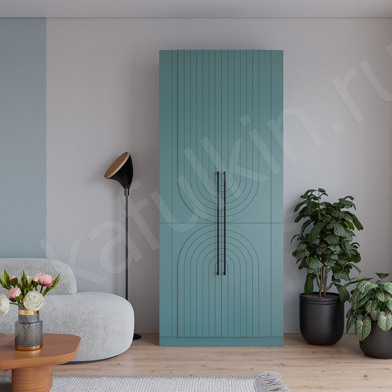 Изображение Шкаф Манчестер  Современный 2х створчатые Гостиная Для вещей 2