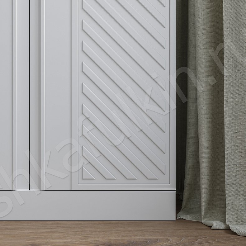 Изображение Шкаф Артек Белый Светлые Современный 6и створчатые Спальня Для белья Для вещей 2