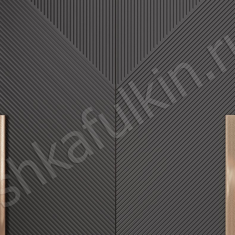 Шкаф Нотариус Черный Модерн 4х створчатые Гостиная Для вещей 11