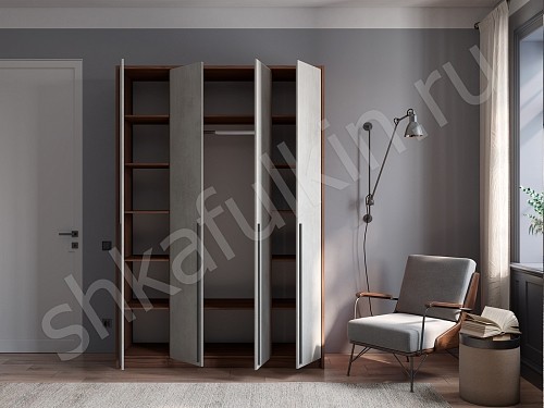 Шкаф 4 двери Ларсен  Классика 3х створчатые Спальня 