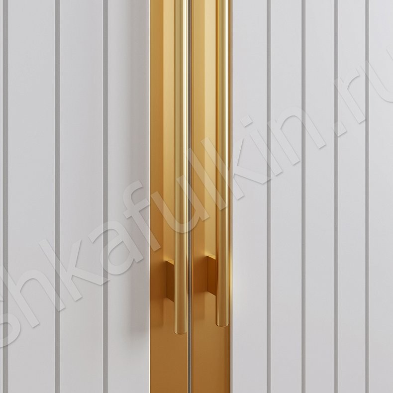 Шкаф Болеро Белый Черный Золото Модерн 4х створчатые Гостиная Для вещей 8