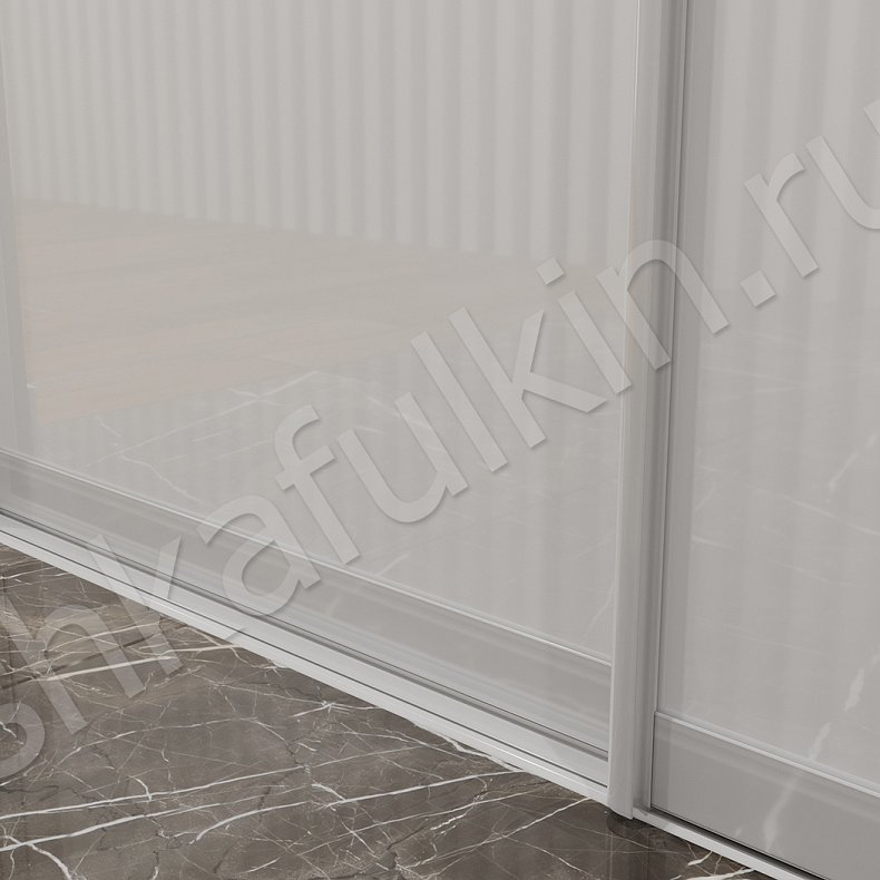 Изображение Шкаф-купе Рондо Древесный Белый Светлые Современный 3х створчатые Коридор Для вещей 2